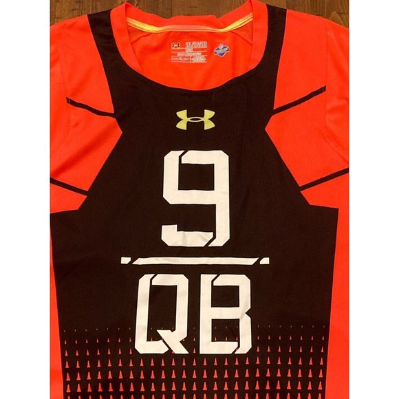 2015 UA Jerry Lovelocke 9 NFL Combine Jersey Baltimore Ravens QB Issued Worn - Picture 2 of 7